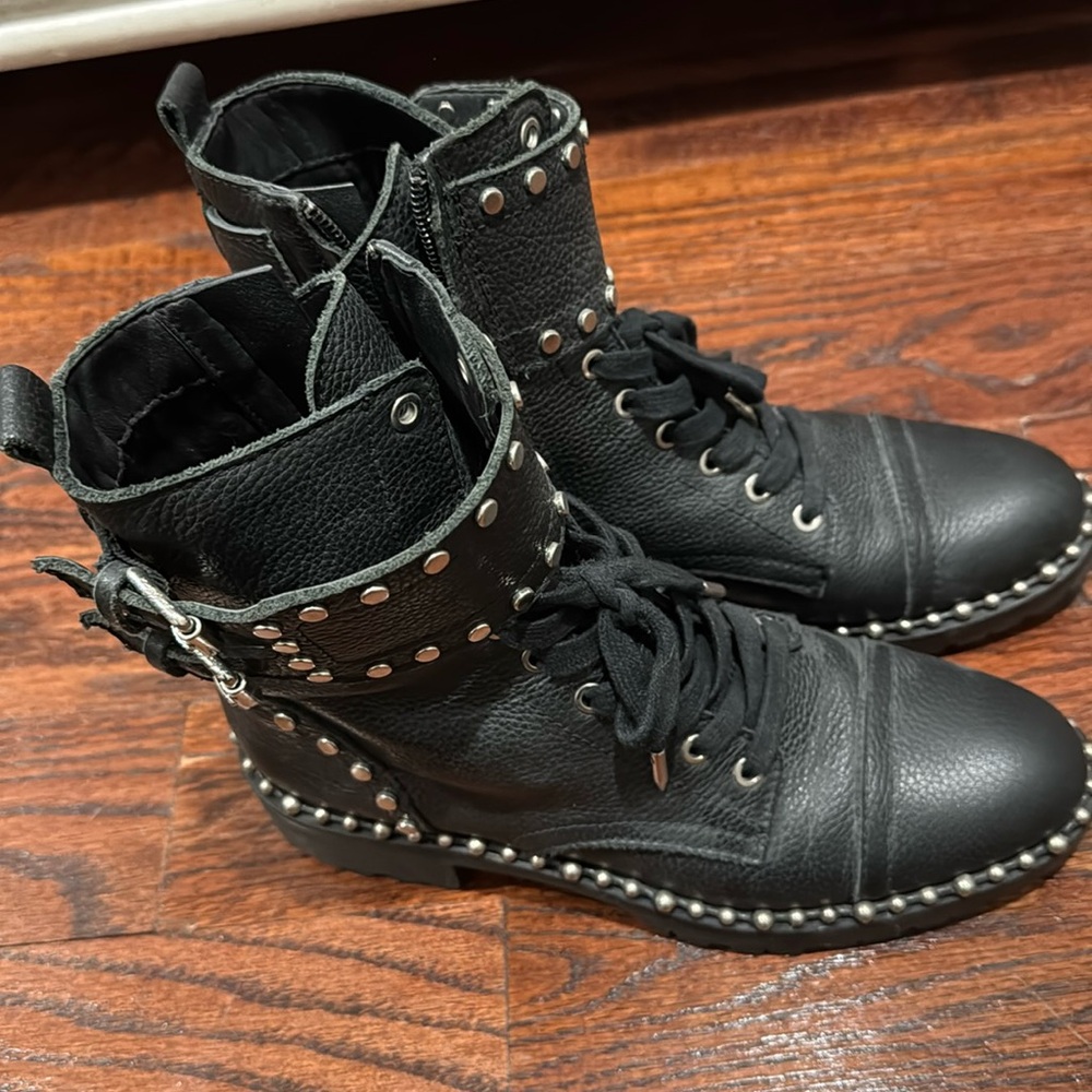 Sam Edelman Jennifer Studded Combat Boots